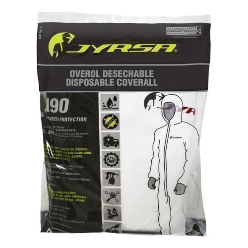 Overol Jyrsa 4007 Desechable N90 Capucha Forense Sanitario - Garufa Jeans