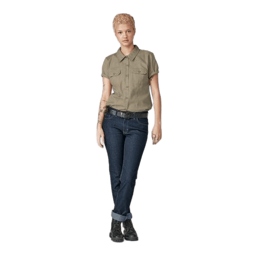 Pantalón Dickies Fd20 Mezclilla Flex Recto Durable Mujer - Garufa Jeans