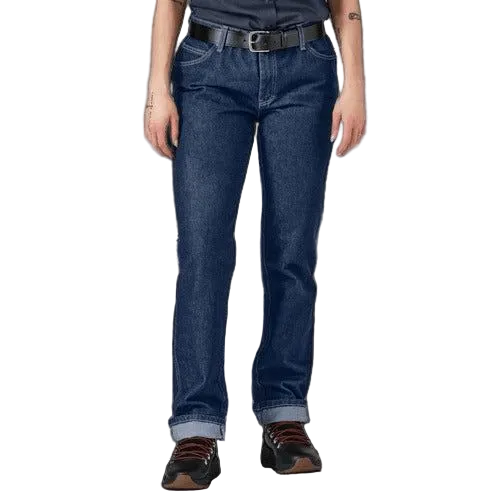 Pantalón Dickies Fd93 Mezclilla Regular Recto Durable Mujer - Garufa Jeans