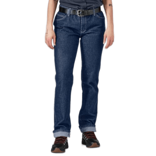 Pantalón Dickies Fd93 Mezclilla Regular Recto Durable Mujer - Garufa Jeans