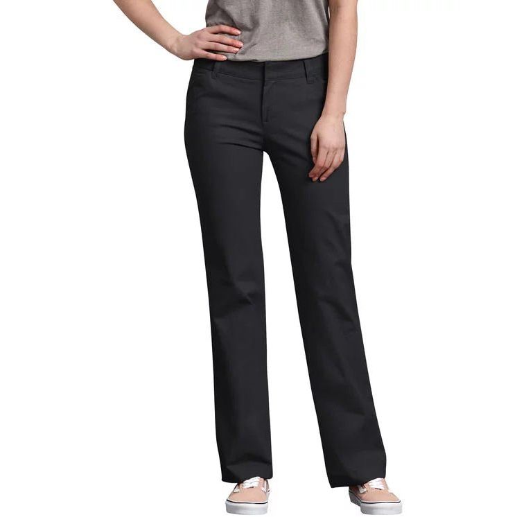 Pantalón Dickies Fp31 Stretch Casual Corte Recto Mujer - Garufa Jeans