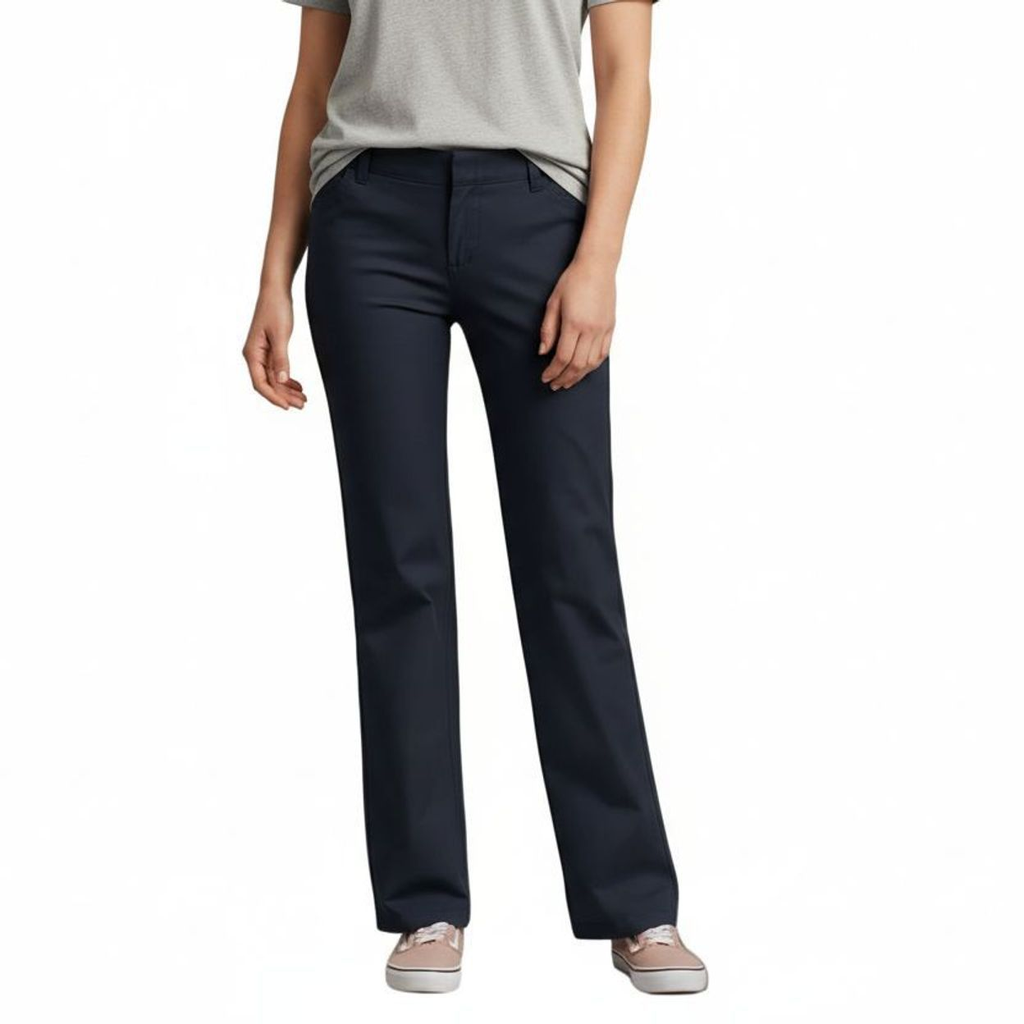 Pantalón Dickies Fp31 Stretch Casual Corte Recto Mujer - Garufa Jeans
