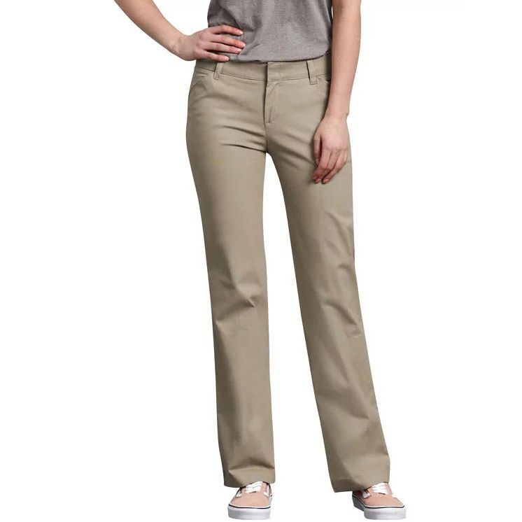 Pantalón Dickies Fp31 Stretch Casual Corte Recto Mujer - Garufa Jeans