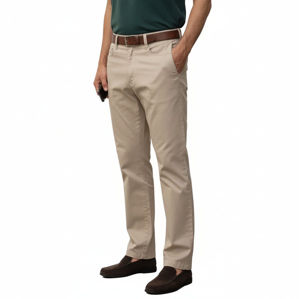 Pantalón Furor Maverick Gabardina Corte Recto Regular 28 - 36 - Garufa Jeans
