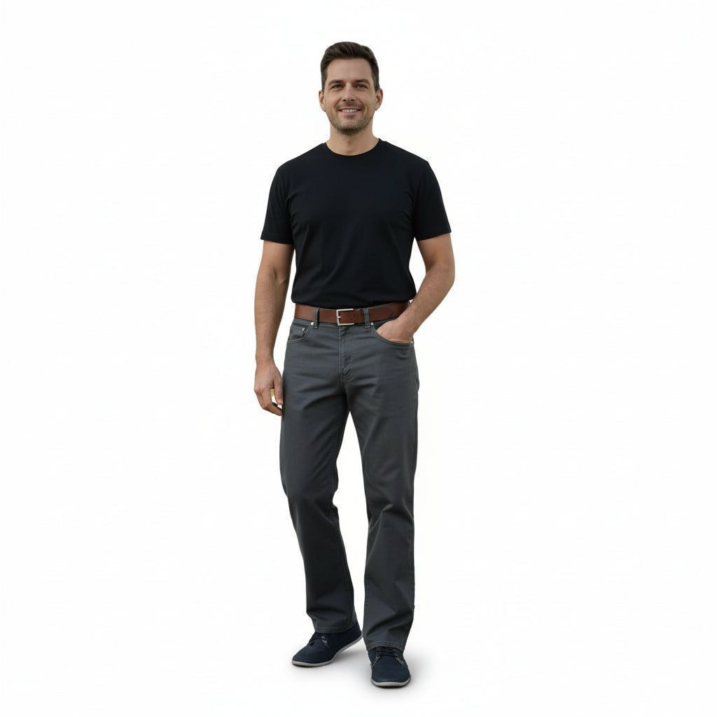 Pantalón Furor Maverick Gabardina Corte Recto Regular 28 - 36 - Garufa Jeans