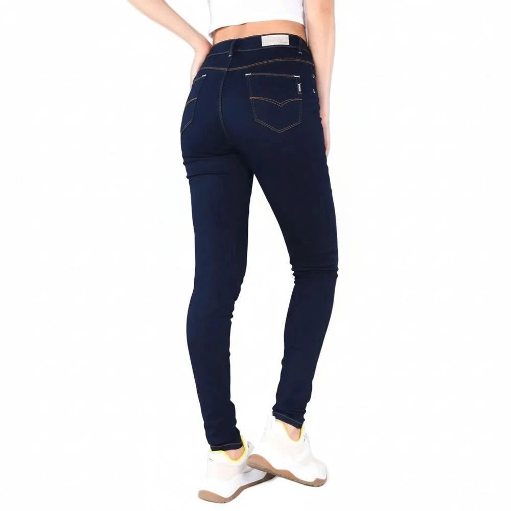 Pantalón Oggi Jeans Lucy Mezclilla Stretch Corte Entubado - Garufa Jeans