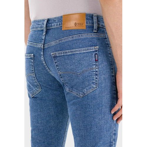 Pantalón Oggi Jeans Vaxter Mezclilla Slim Recto Rebel - Garufa Jeans