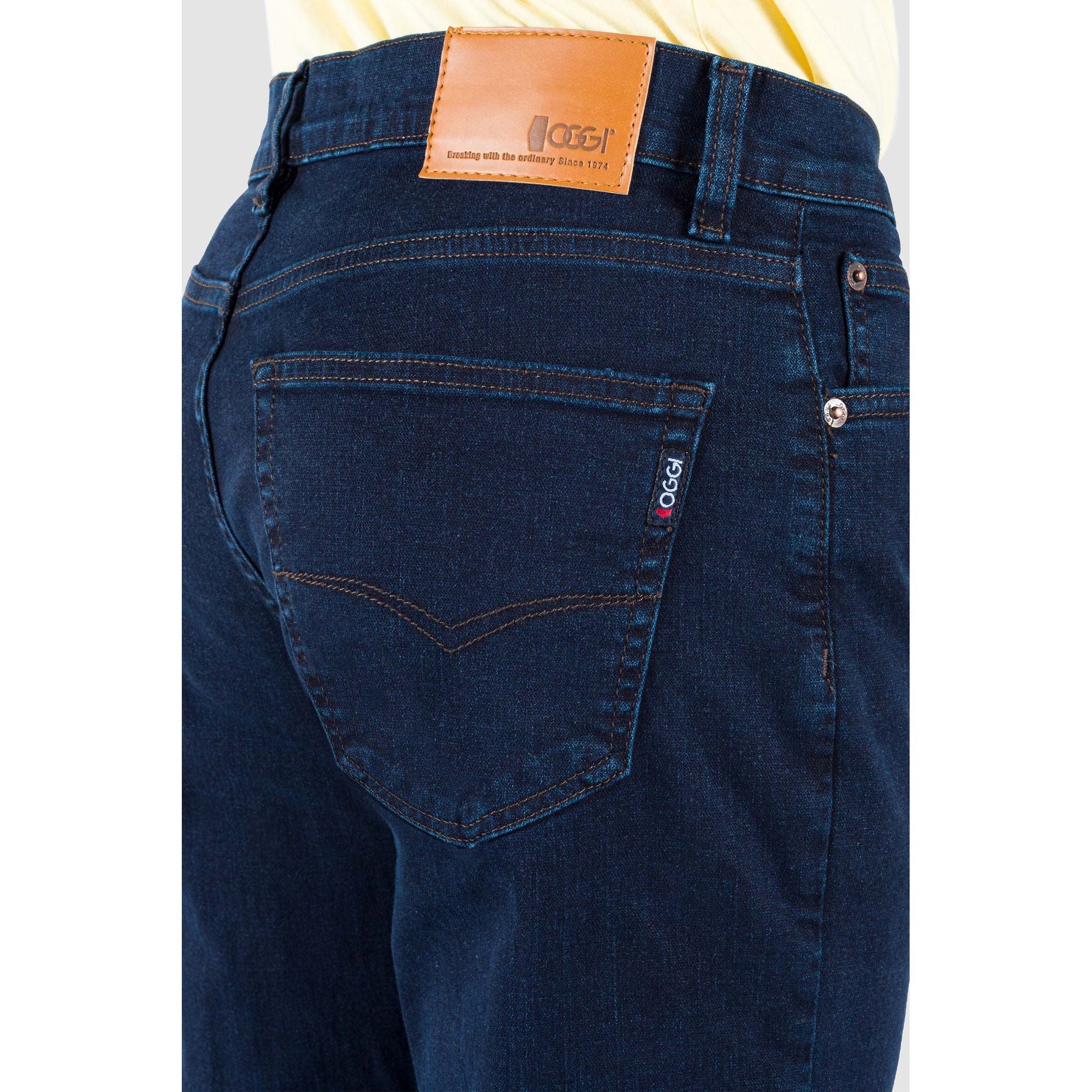 Pantalón Oggi Jeans Vaxter Mezclilla Slim Recto Rebel - Garufa Jeans