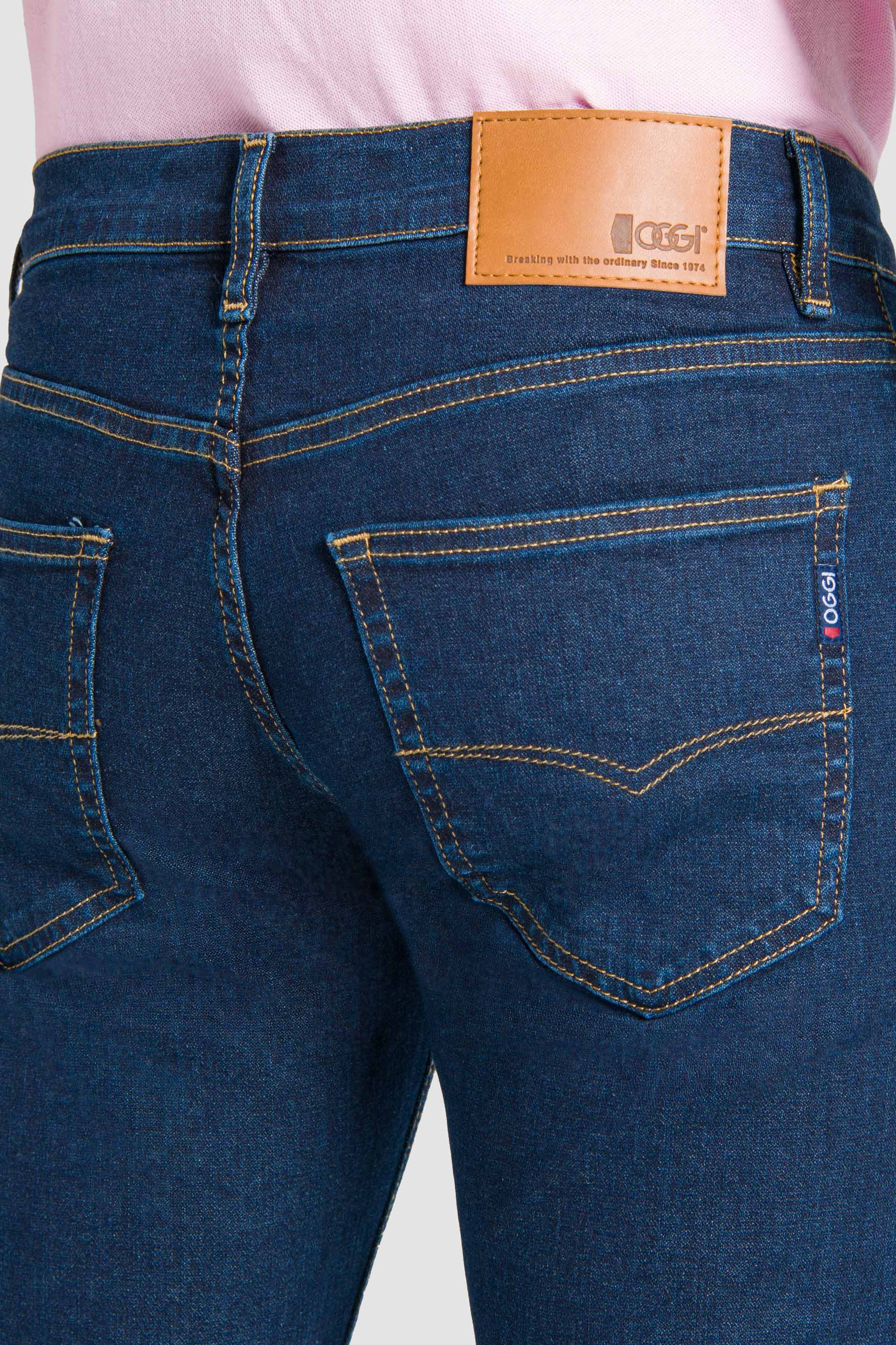 Pantalón Oggi Jeans Vaxter Mezclilla Slim Recto Rebel - Garufa Jeans