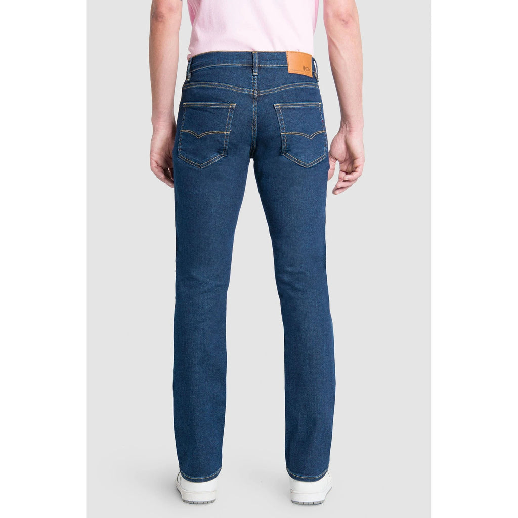 Pantalón Oggi Jeans Vaxter Mezclilla Slim Recto Rebel - Garufa Jeans