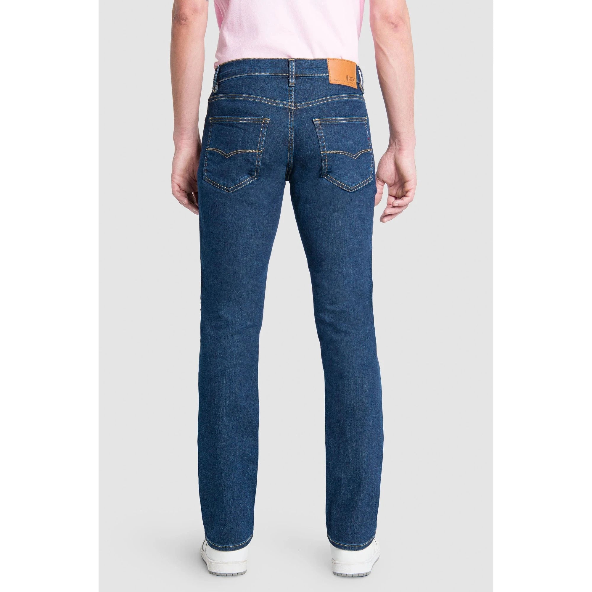 Pantalón Oggi Jeans Vaxter Mezclilla Slim Recto Rebel - Garufa Jeans