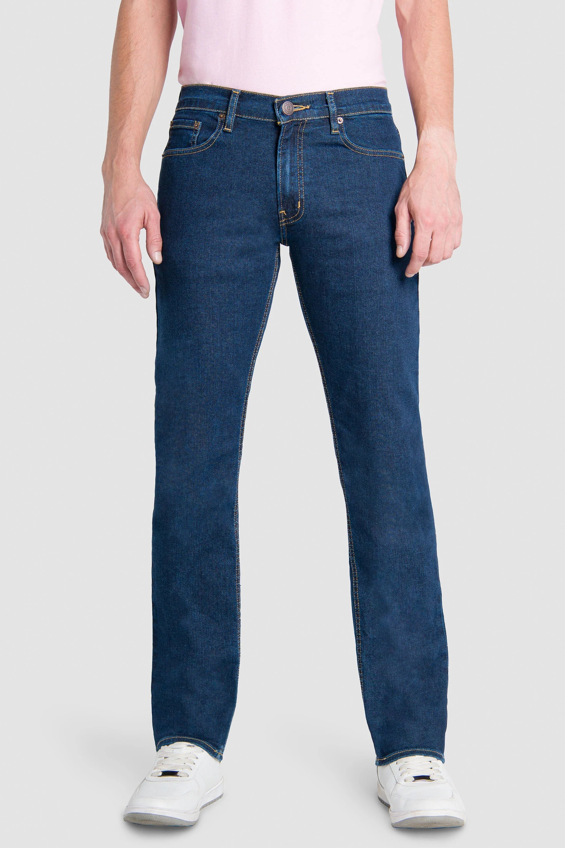 Pantalón Oggi Jeans Vaxter Mezclilla Slim Recto Rebel - Garufa Jeans
