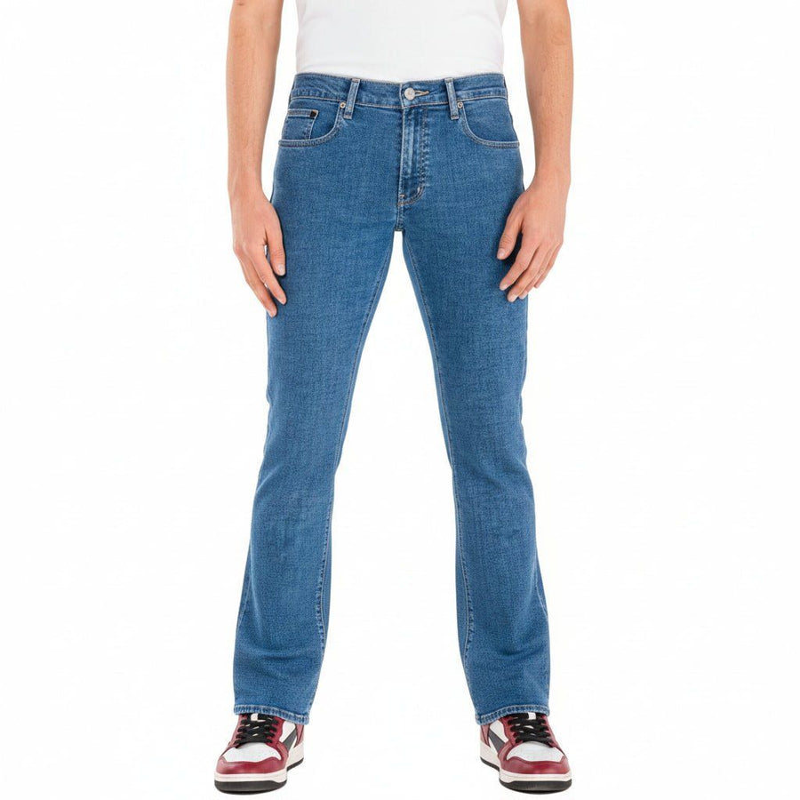 Pantalón Oggi Jeans Vaxter Mezclilla Slim Recto Rebel - Garufa Jeans