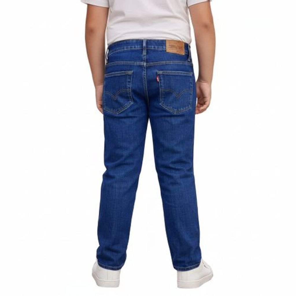 Pantalón Sejon Mezclilla Económico Durable Para Niño 12 A 16 - Garufa Jeans