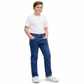 Pantalón Sejon Mezclilla Económico Durable Para Niño 12 A 16 - Garufa Jeans