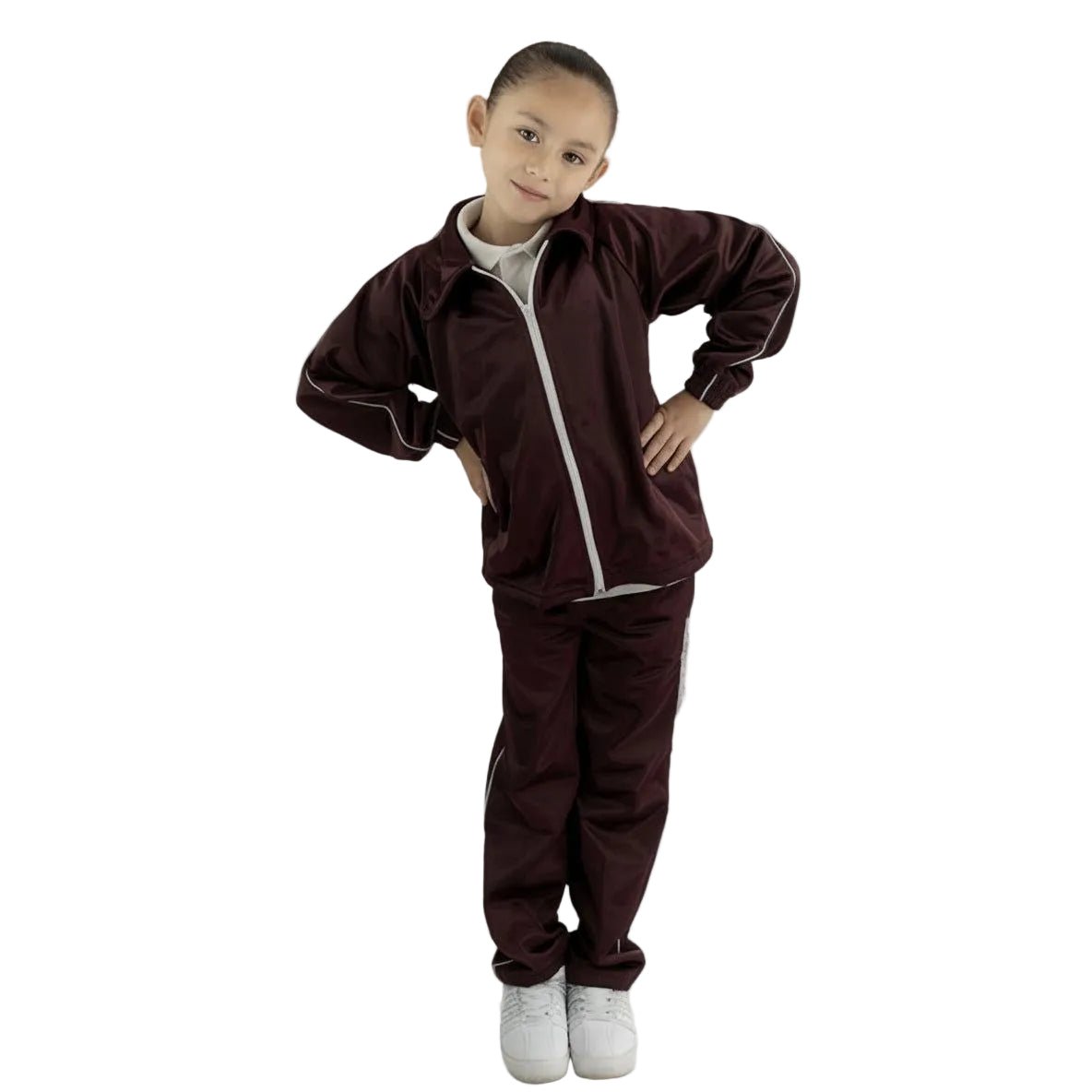 Pants Escolar Azul Marino, Rey, Vino, Rojo Y Verde 4 A 16 - Garufa Jeans