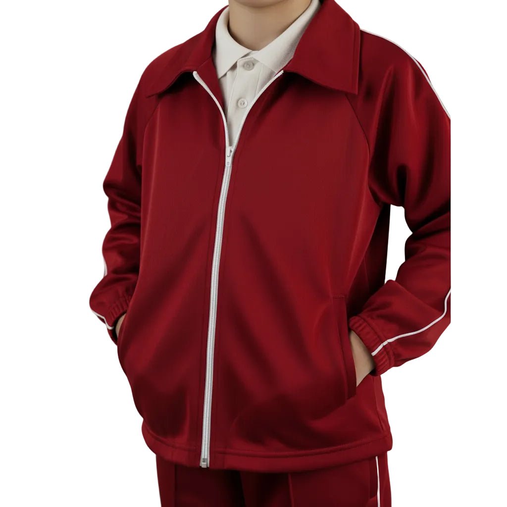 Pants Escolar Azul Marino, Rey, Vino, Rojo Y Verde 4 A 16 - Garufa Jeans