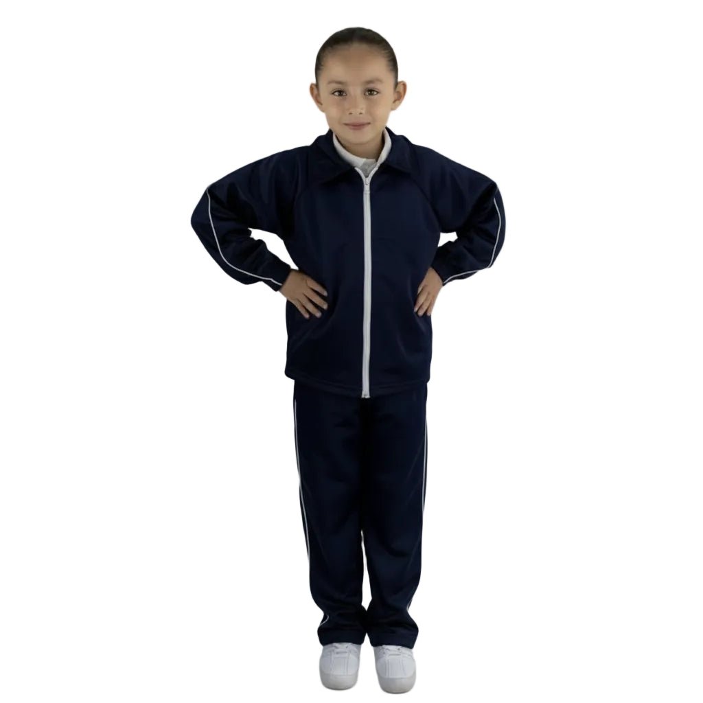 Pants Escolar Azul Marino, Rey, Vino, Rojo Y Verde 4 A 16 - Garufa Jeans