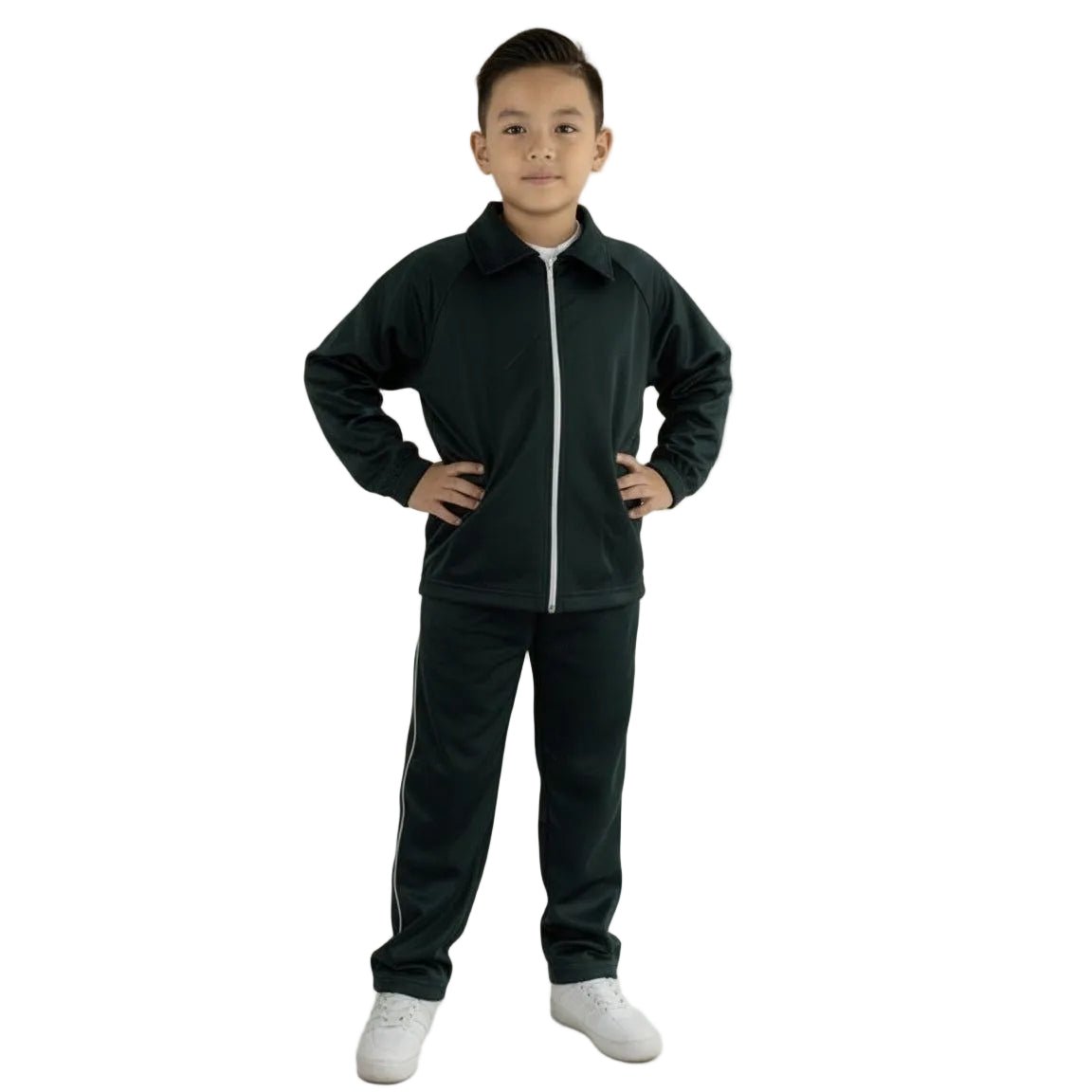 Pants Escolar Azul Marino, Rey, Vino, Rojo Y Verde 4 A 16 - Garufa Jeans