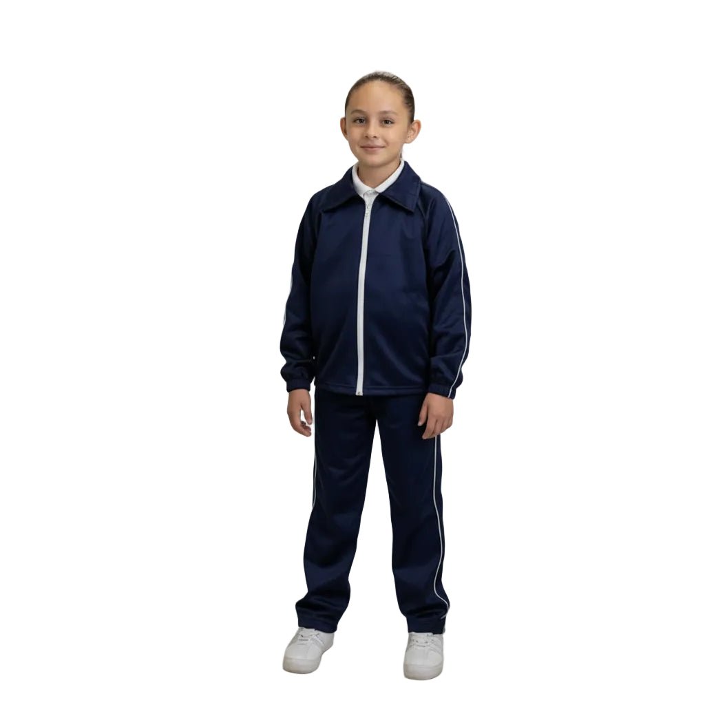 Pants Escolar Azul Marino, Rey, Vino, Rojo Y Verde 4 A 16 - Garufa Jeans