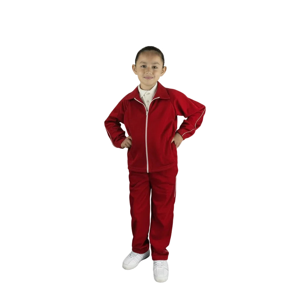 Pants Escolar Azul Marino, Rey, Vino, Rojo Y Verde 4 A 16 - Garufa Jeans