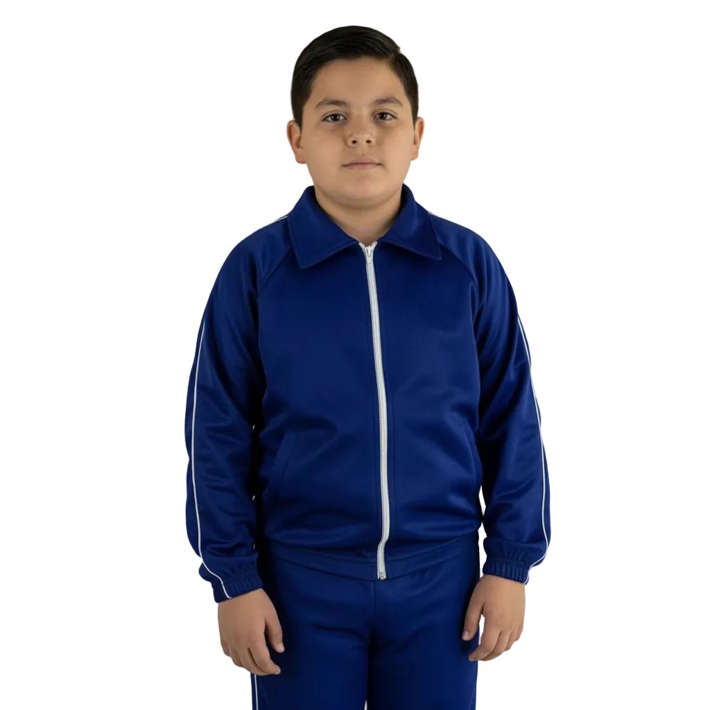 Pants Escolar Azul Marino, Rey, Vino, Rojo Y Verde 4 A 16 - Garufa Jeans