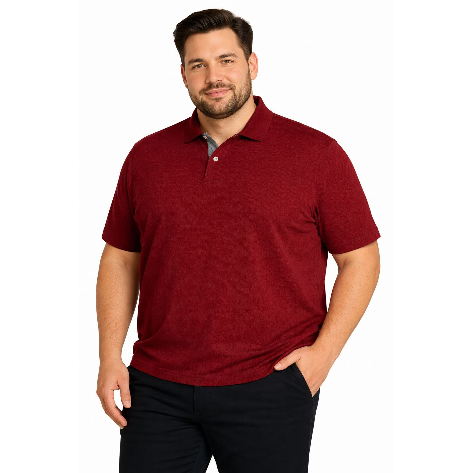 Playera Bibo Dry Tipo Polo Durable Resistente Extra 2xl 3xl - Garufa Jeans