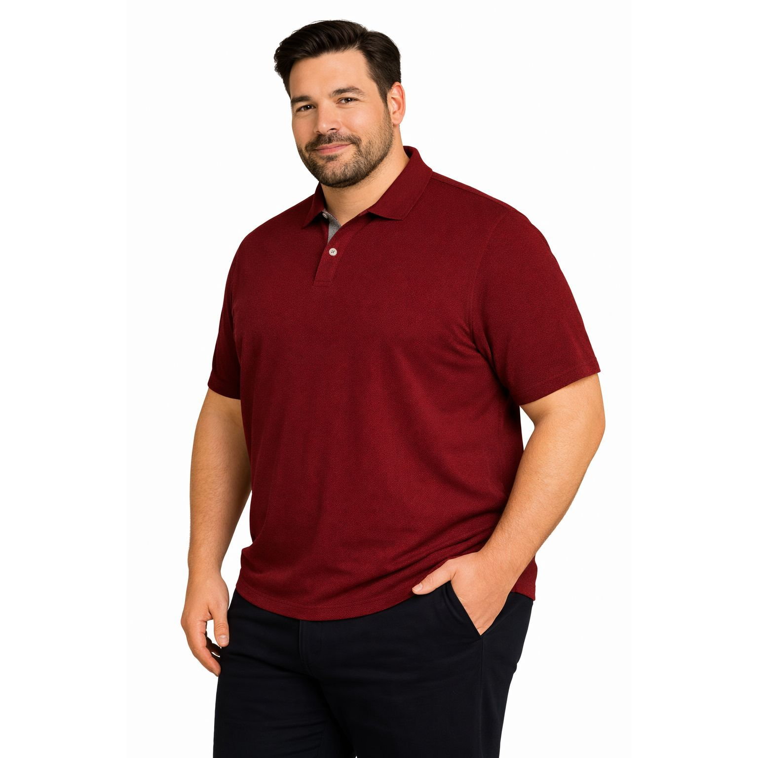 Playera Bibo Dry Tipo Polo Durable Resistente Extra 2xl 3xl - Garufa Jeans