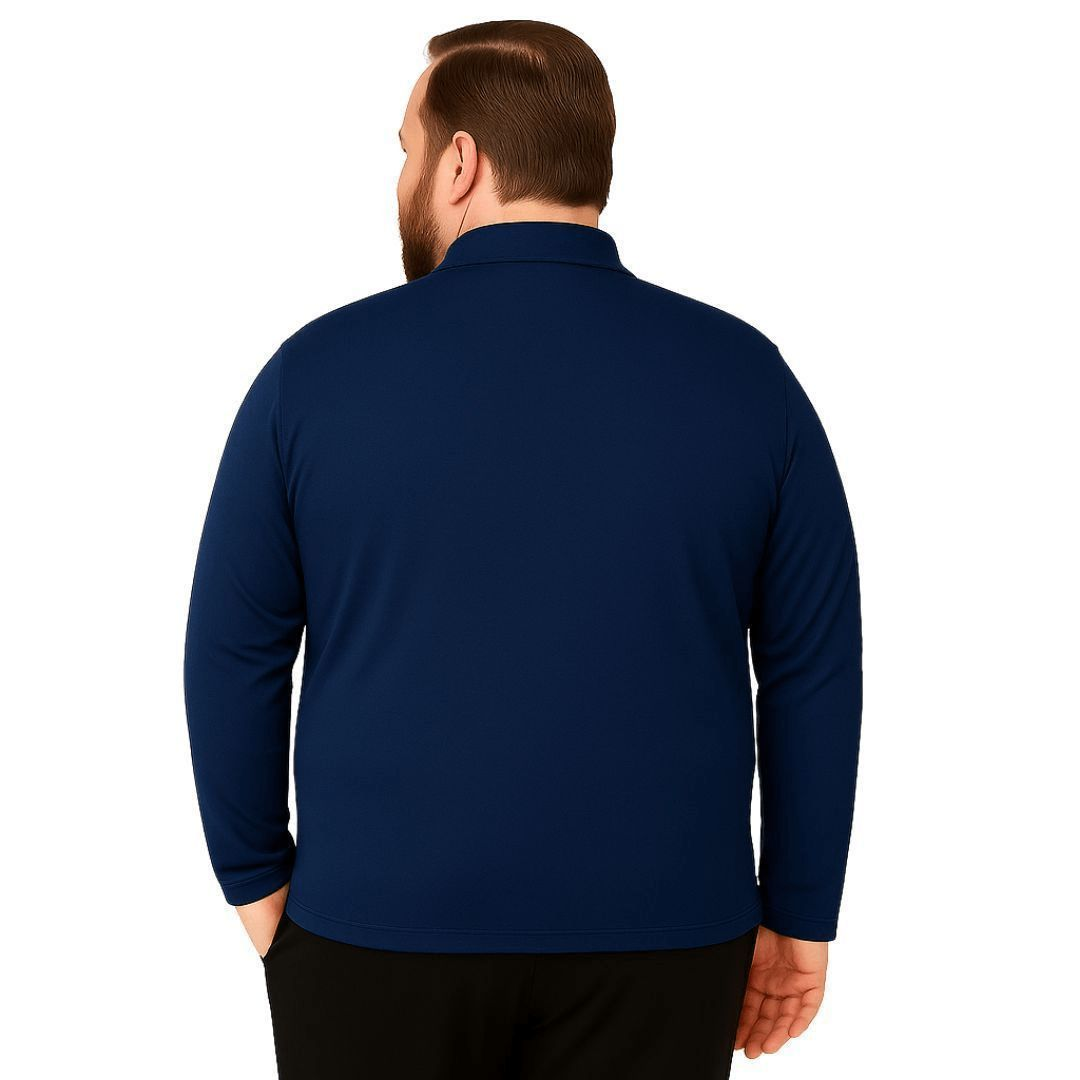 Playera Bibo Dry Tipo Polo Manga Larga Durable Extra 58 9xl - Garufa Jeans