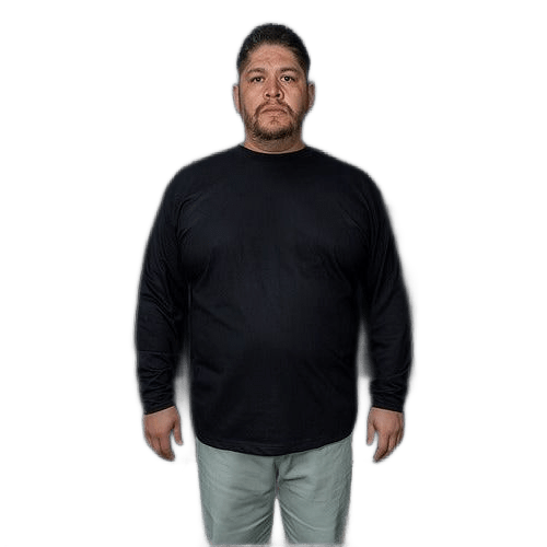 Playera Brans Cuello Redondo Manga Larga Resistente 2xl - 3xl - Garufa Jeans