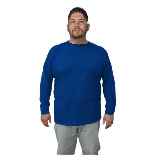 Playera Brans Cuello Redondo Manga Larga Resistente 2xl - 3xl - Garufa Jeans