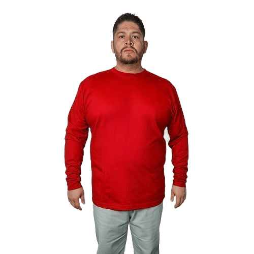 Playera Brans Cuello Redondo Manga Larga Resistente 2xl - 3xl - Garufa Jeans