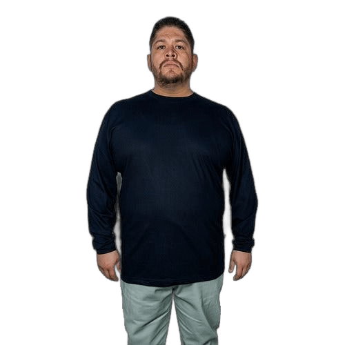 Playera Brans Cuello Redondo Manga Larga Resistente 2xl - 3xl - Garufa Jeans