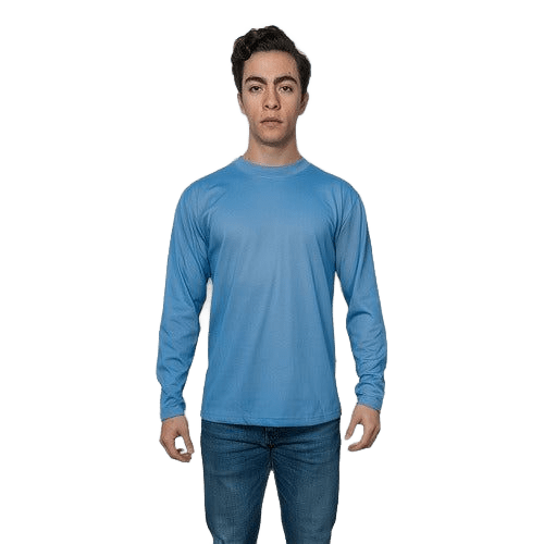 Playera Brans Cuello Redondo Manga Larga Resistente S - xl - Garufa Jeans