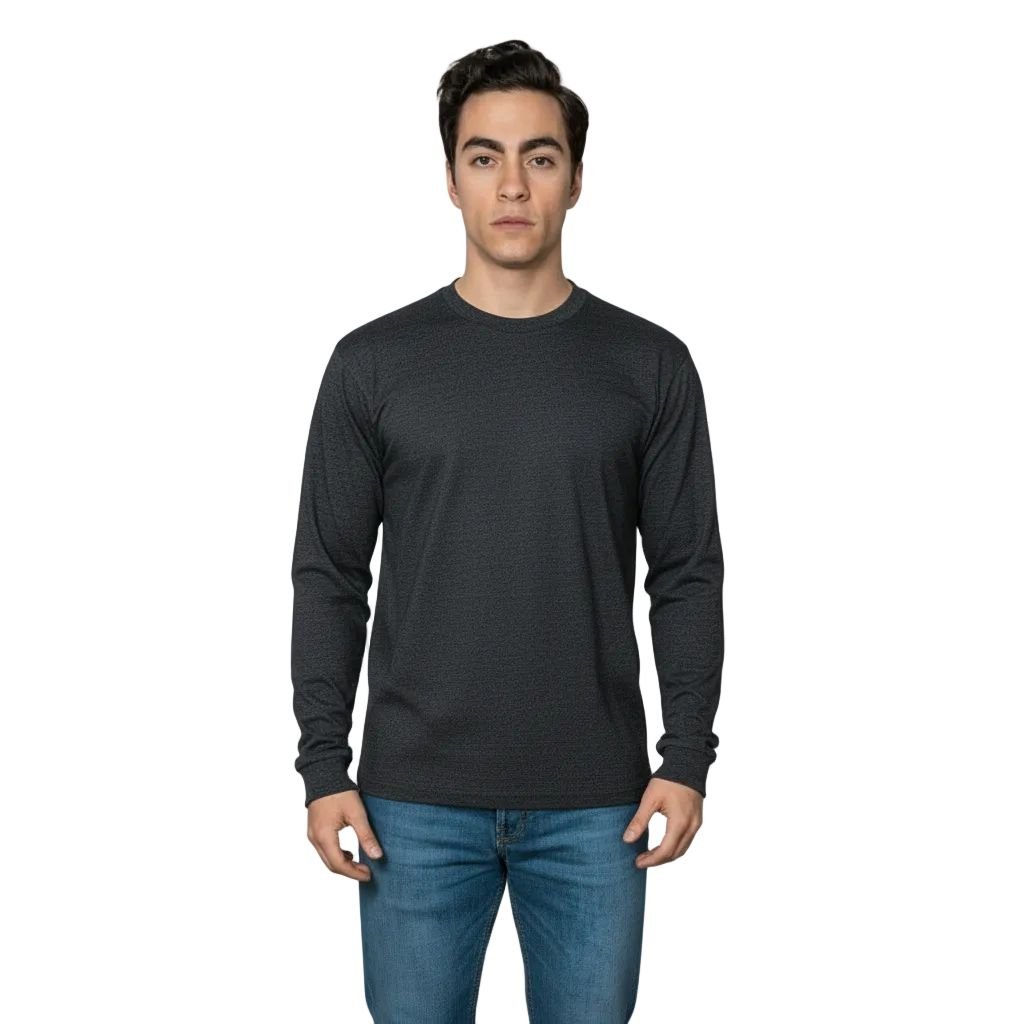 Playera Brans Cuello Redondo Manga Larga Resistente S - xl - Garufa Jeans