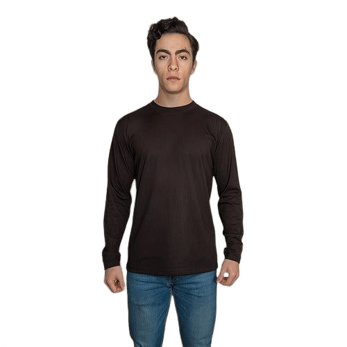 Playera Brans Cuello Redondo Manga Larga Resistente S - xl - Garufa Jeans