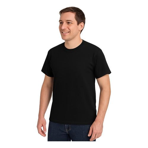 Playera Brans Cuello Redondo Peso Completo Resistente S-xl - Garufa Jeans
