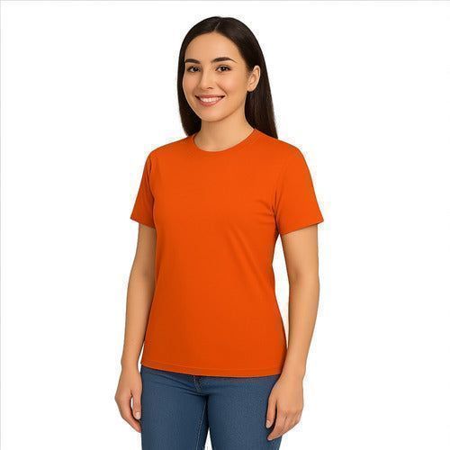 Playera Brans Mujer Cuello Redondo Peso Completo Resistente - Garufa Jeans