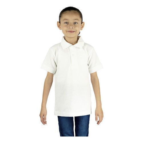 Playera Brans Tipo Polo Escolar Infantil Calidad Durable - Garufa Jeans