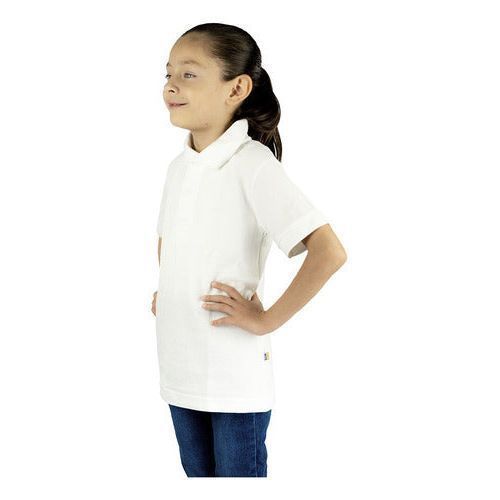 Playera Brans Tipo Polo Escolar Infantil Calidad Durable - Garufa Jeans