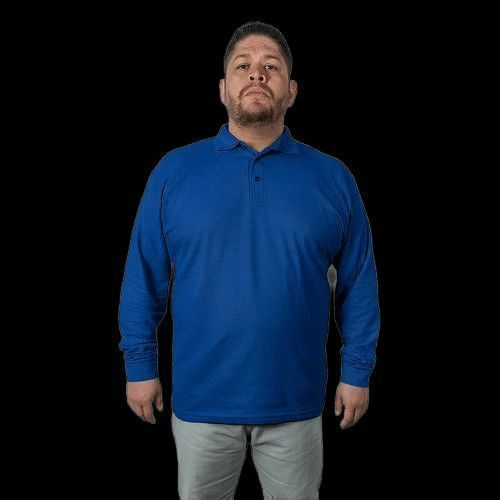 Playera Brans Tipo Polo Manga Larga Durable Resistente Extra - Garufa Jeans