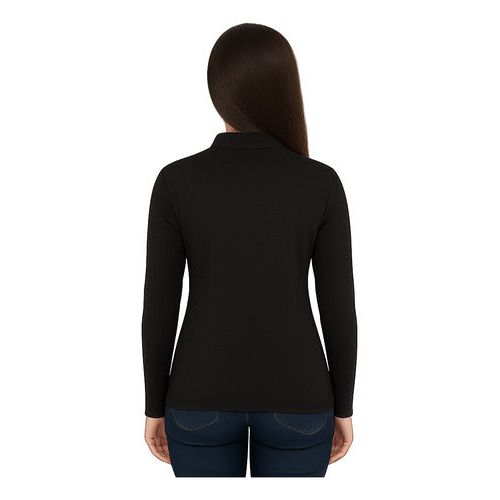 Playera Brans Tipo Polo Manga Larga Durable Resistente Mujer - Garufa Jeans