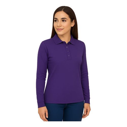 Playera Brans Tipo Polo Manga Larga Durable Resistente Mujer - Garufa Jeans