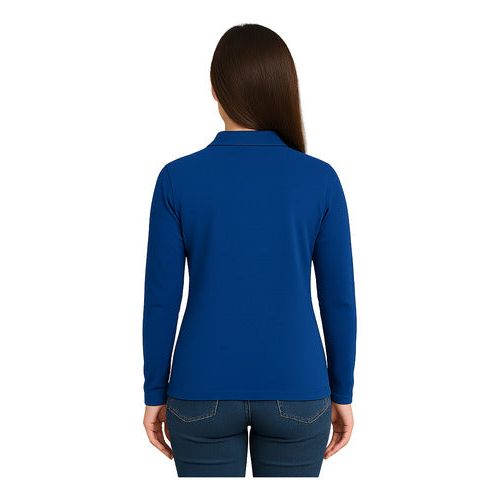 Playera Brans Tipo Polo Manga Larga Durable Resistente Mujer - Garufa Jeans