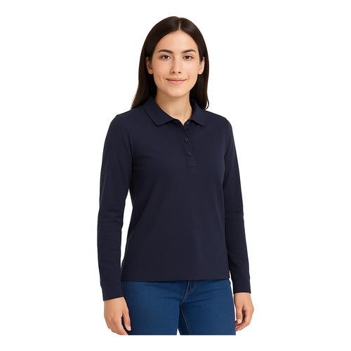 Playera Brans Tipo Polo Manga Larga Durable Resistente Mujer - Garufa Jeans