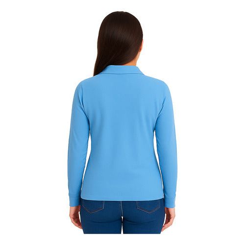 Playera Brans Tipo Polo Manga Larga Durable Resistente Mujer - Garufa Jeans