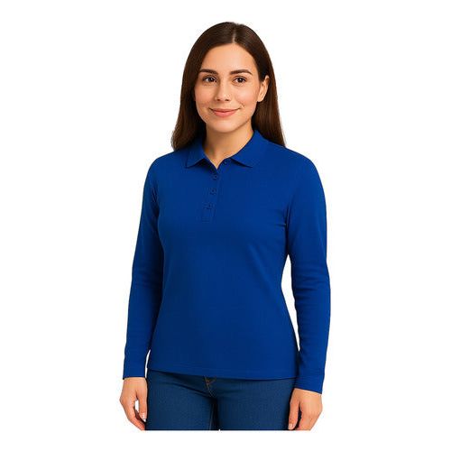 Playera Brans Tipo Polo Manga Larga Durable Resistente Mujer - Garufa Jeans