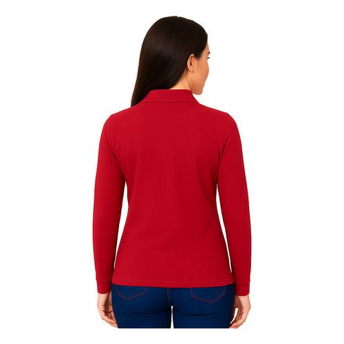 Playera Brans Tipo Polo Manga Larga Durable Resistente Mujer - Garufa Jeans