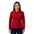 Playera Brans Tipo Polo Manga Larga Durable Resistente Mujer - Garufa Jeans