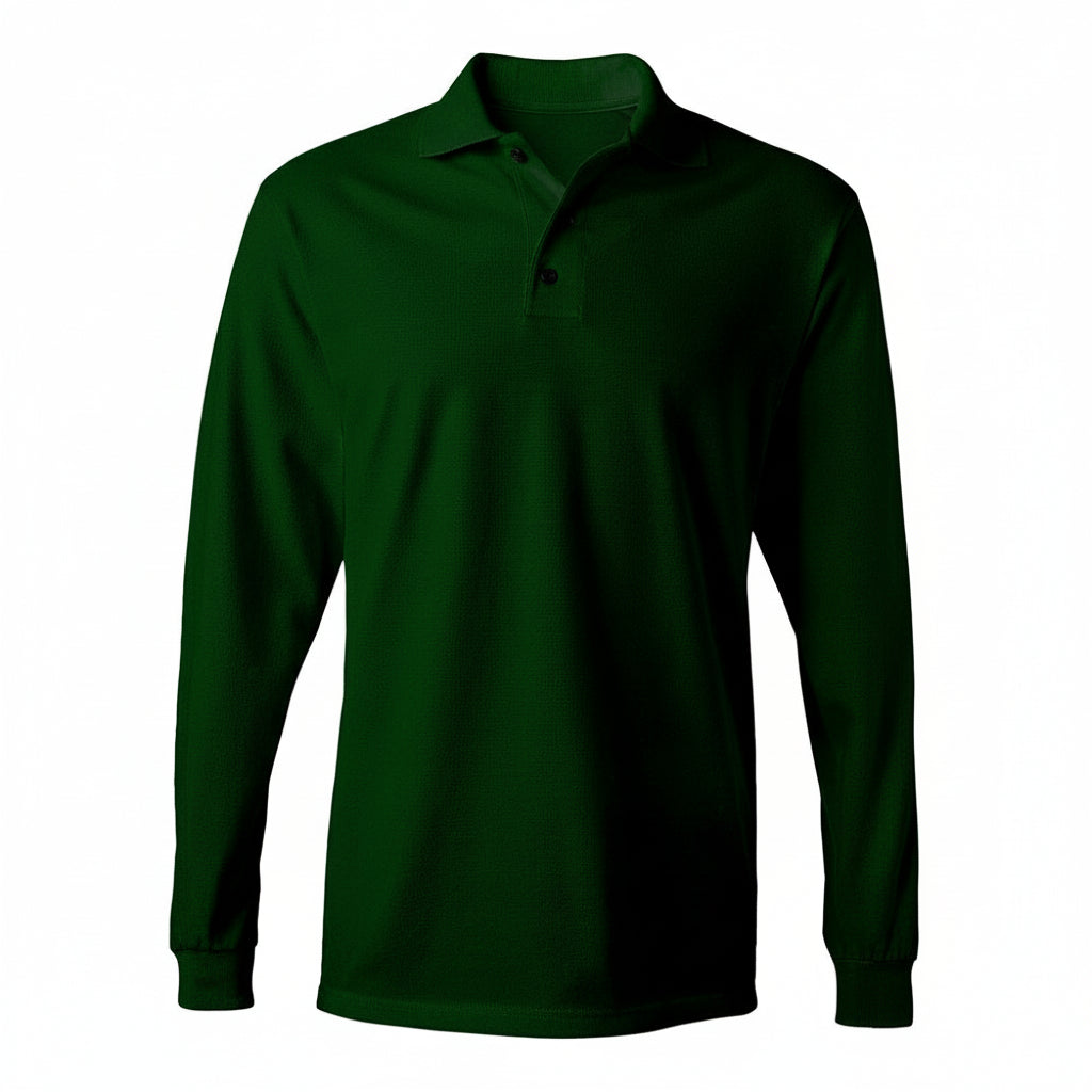 Playera Brans Tipo Polo Manga Larga Durable Resistente S-xl - Garufa Jeans